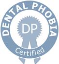DP dental phobia emblem